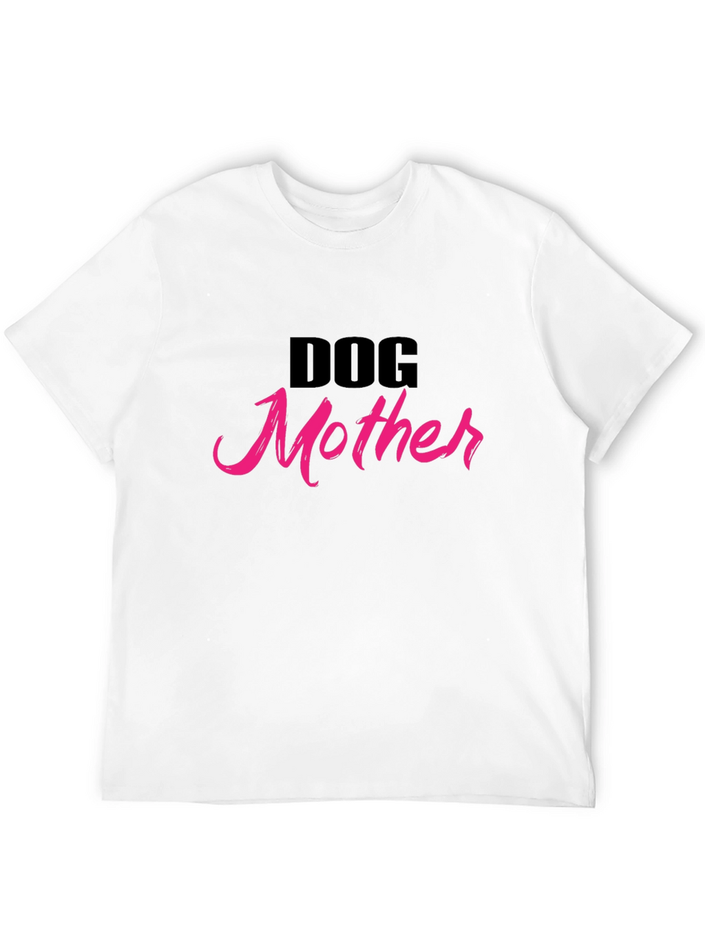 Dog Mother T-Shirt - Black Cotton Blend Tee