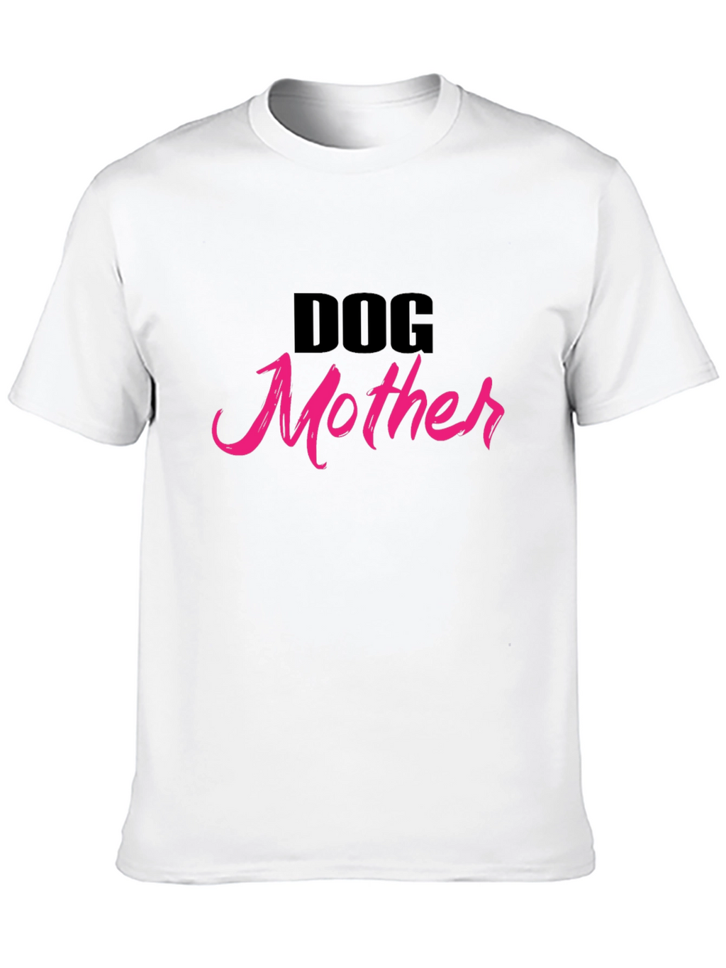 Dog Mother T-Shirt - Black Cotton Blend Tee