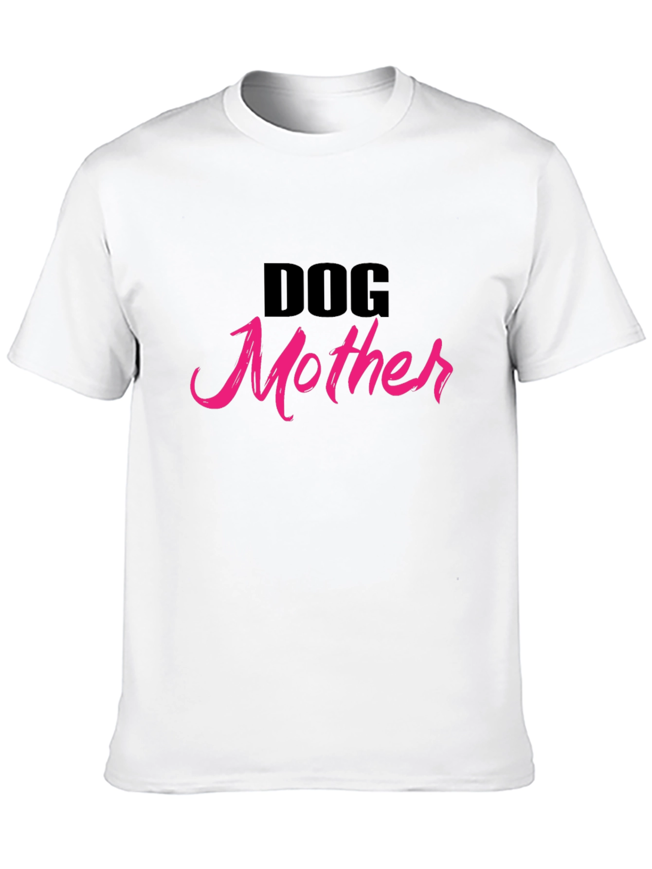 Dog Mother T-Shirt - Black Cotton Blend Tee