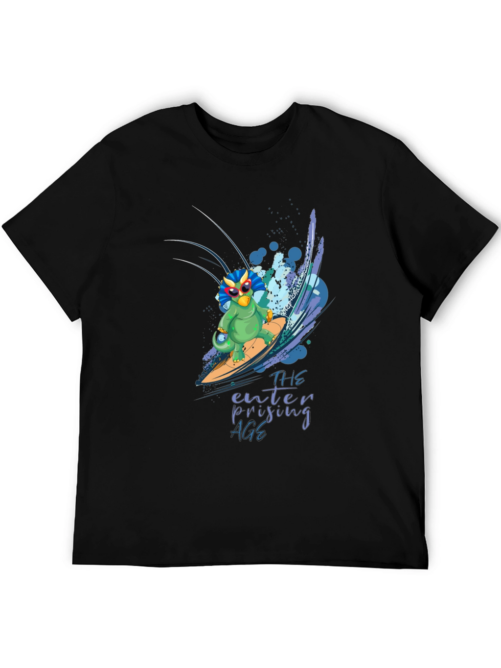 Surfing Dino T-Shirt - Enterprising Age