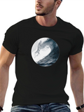 Wave Circle Graphic Tee