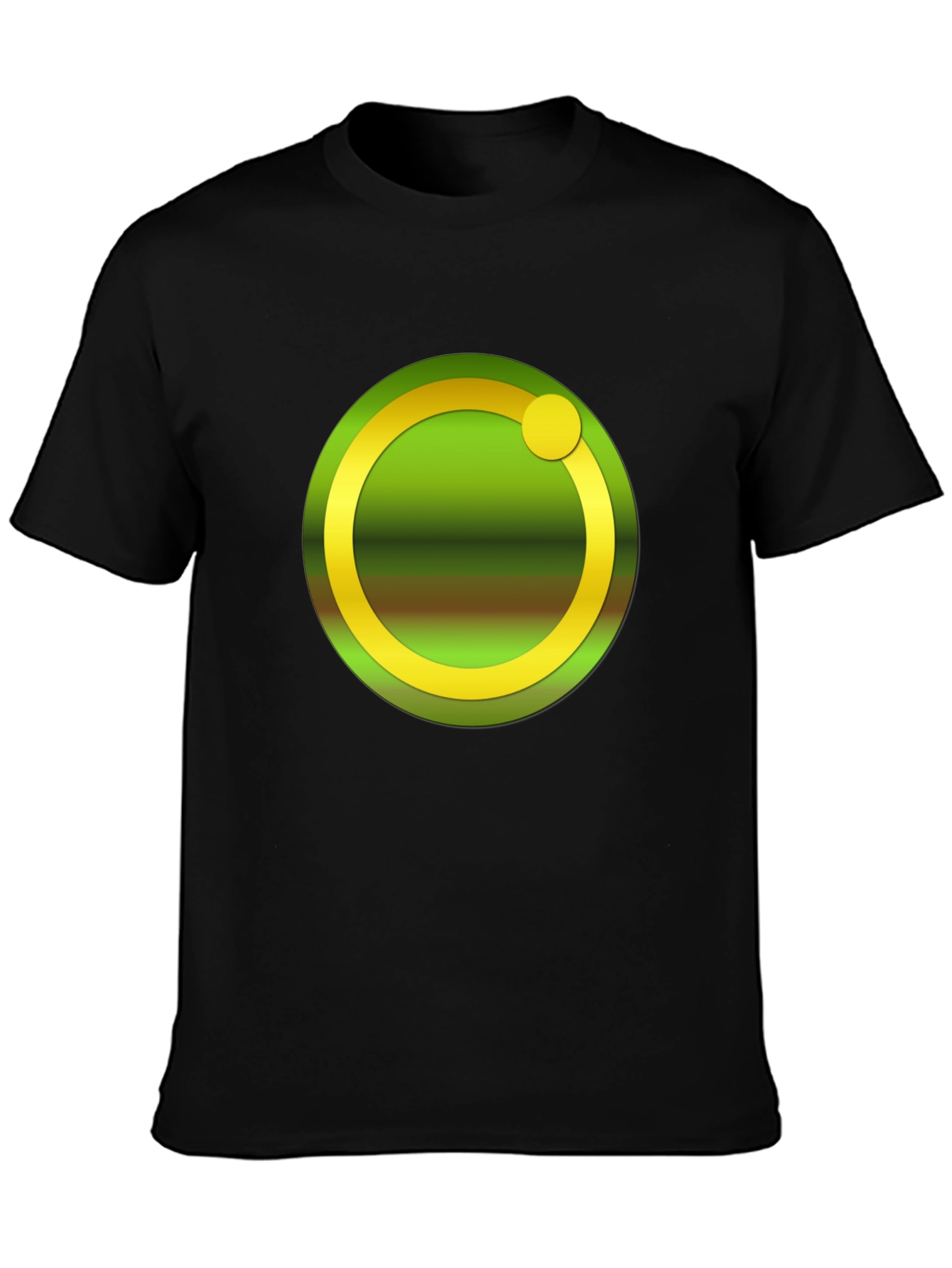 Green & Gold Circle Graphic Tee
