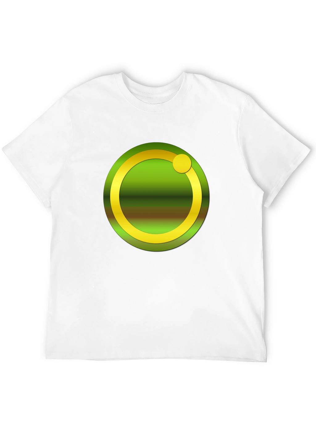 Green & Gold Circle Graphic Tee