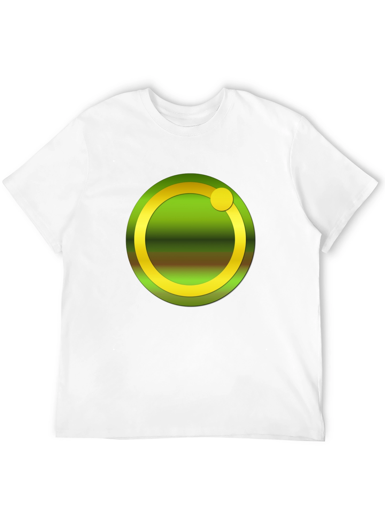 Green & Gold Circle Graphic Tee