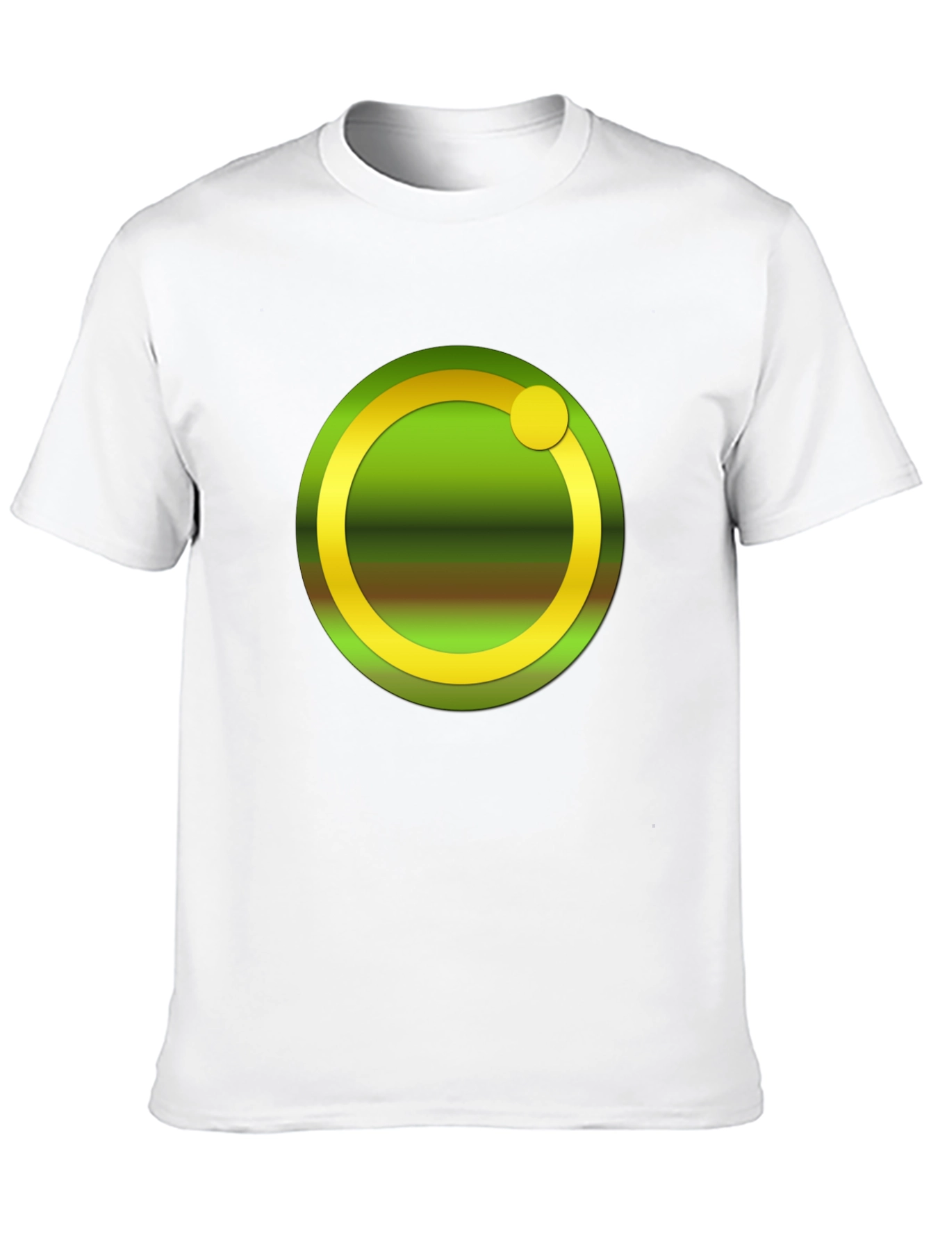 Green & Gold Circle Graphic Tee