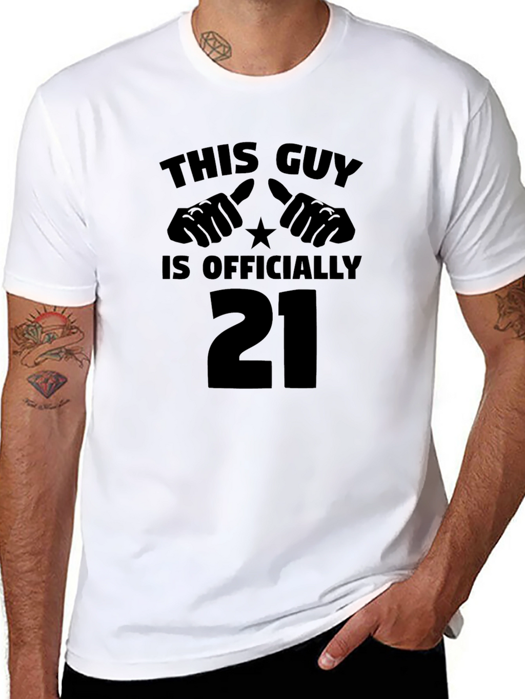 This Guy is Officially 21 T-Shirt - Birthday Gift
