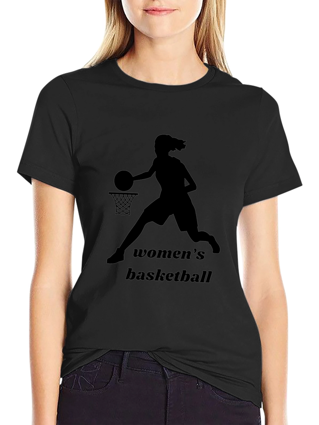 Womens Basketball Graphic T-Shirt