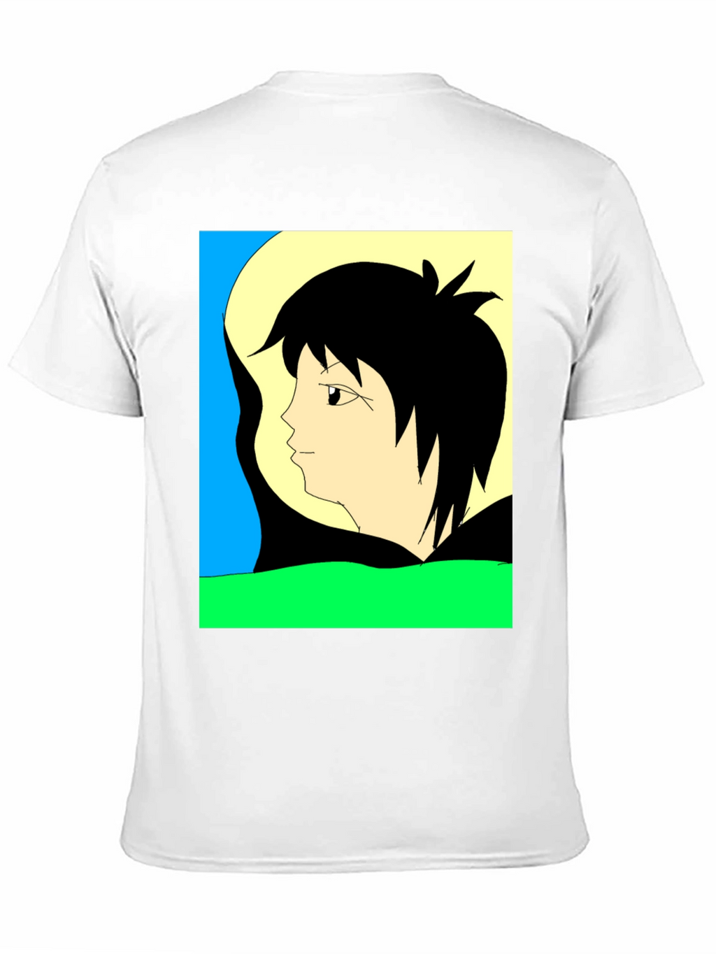 Anime Graphic Tee - Black Short Sleeve Shirt