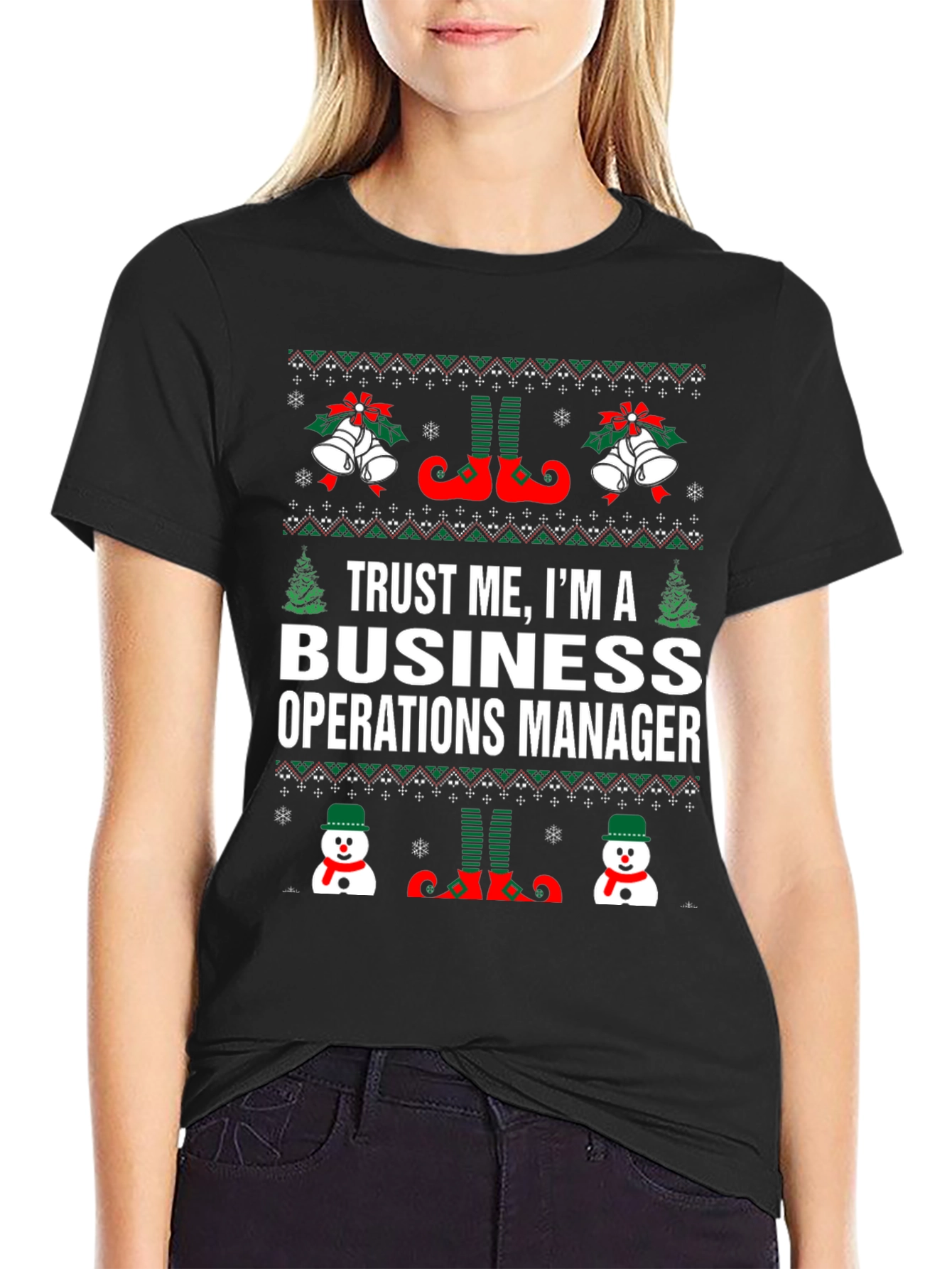 Trust Me Business Operations Manager Christmas T-Shirt