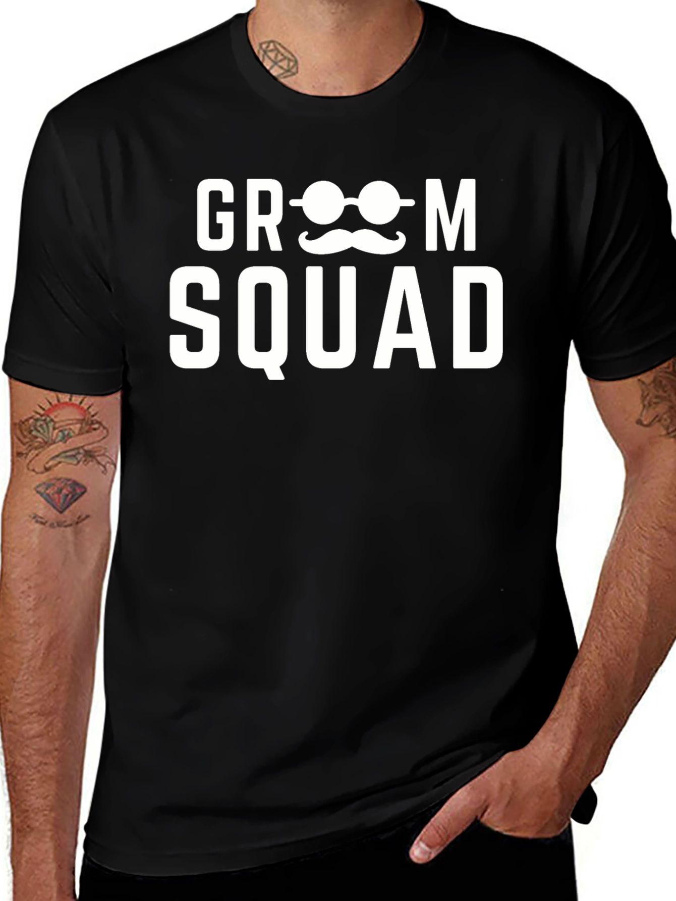 Groom Squad T-Shirt: Wedding Party Apparel