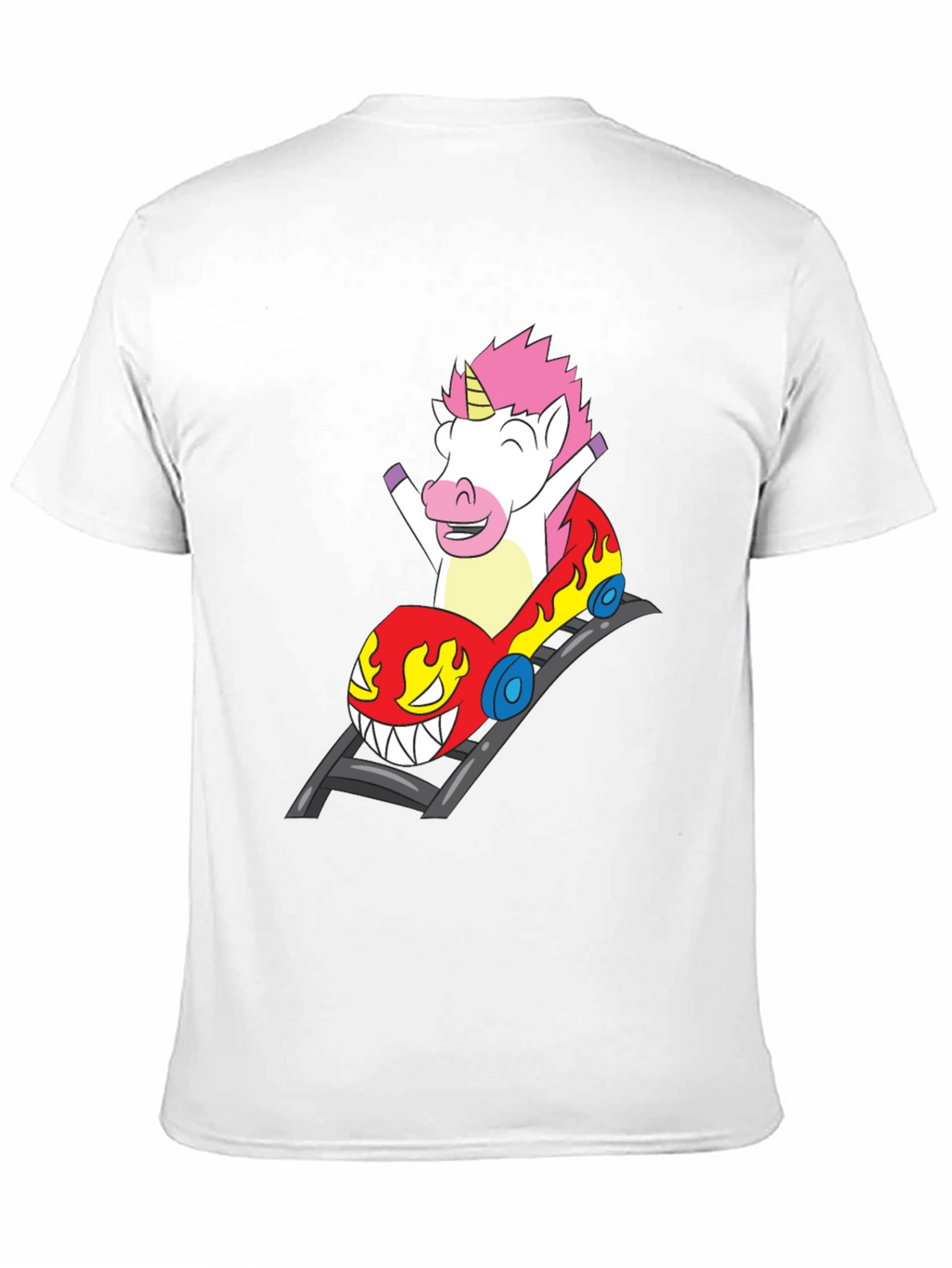 Unicorn Roller Coaster Ride Graphic Tee