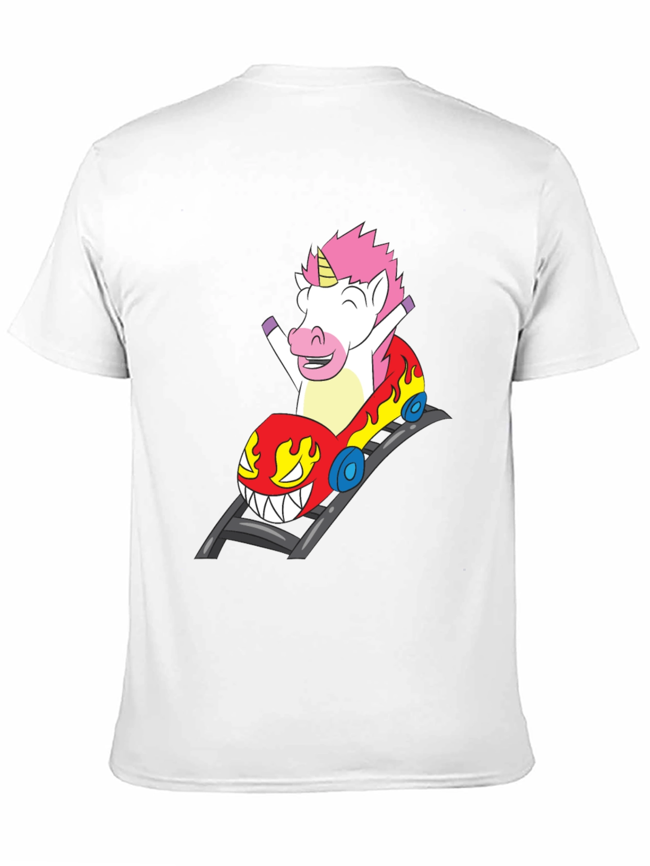 Unicorn Roller Coaster Ride Graphic Tee