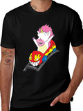 Unicorn Roller Coaster Ride Graphic Tee