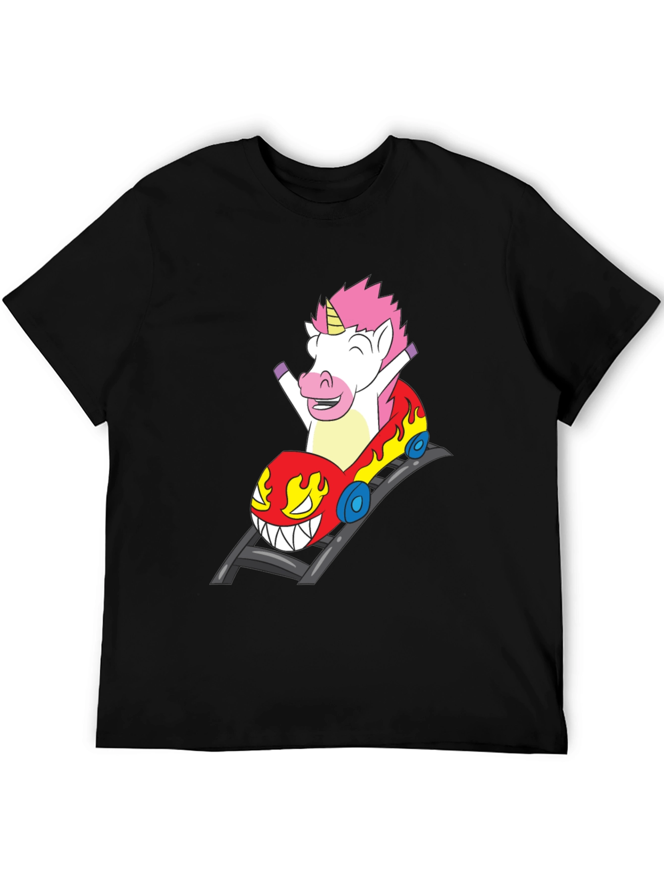 Unicorn Roller Coaster Ride Graphic Tee