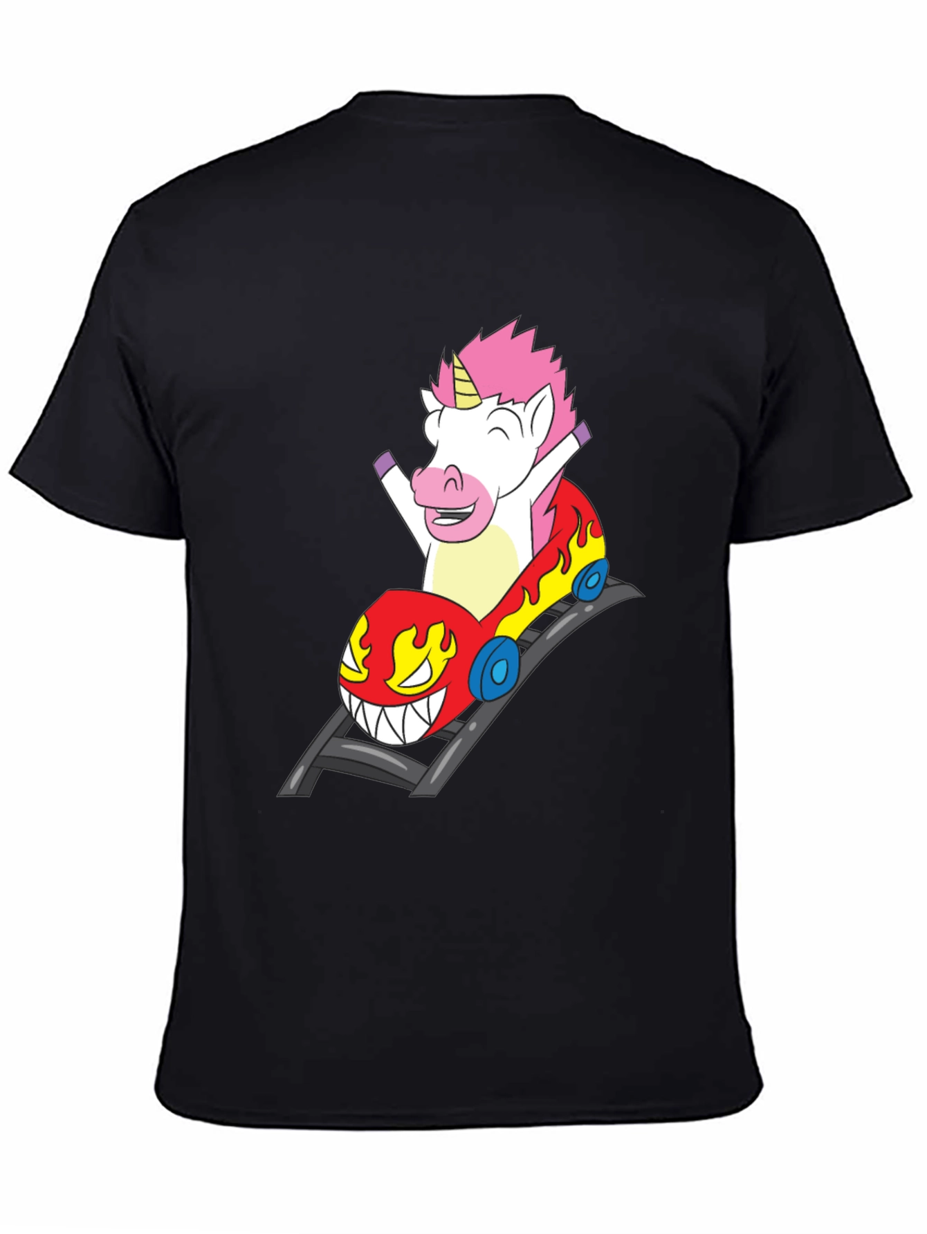 Unicorn Roller Coaster Ride Graphic Tee