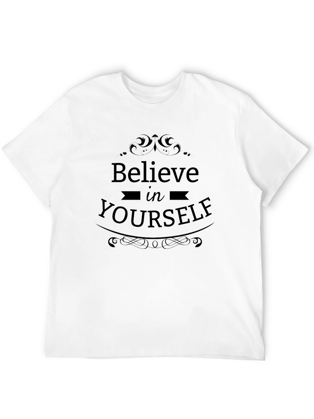 Believe in Yourself Graphic Tee - Black
