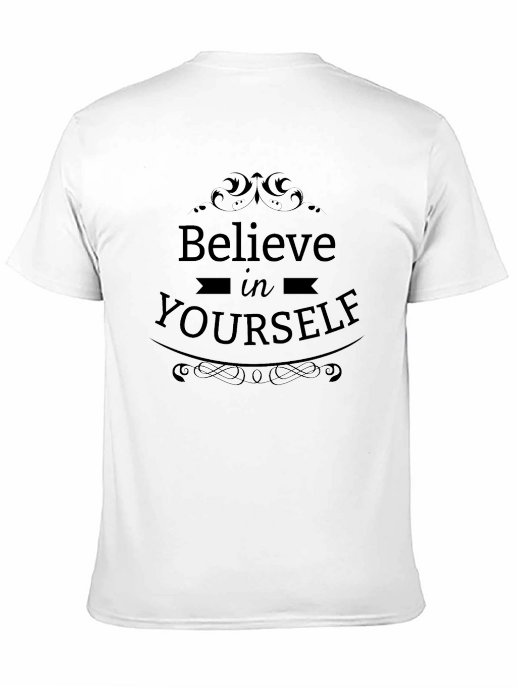 Believe in Yourself Graphic Tee - Black