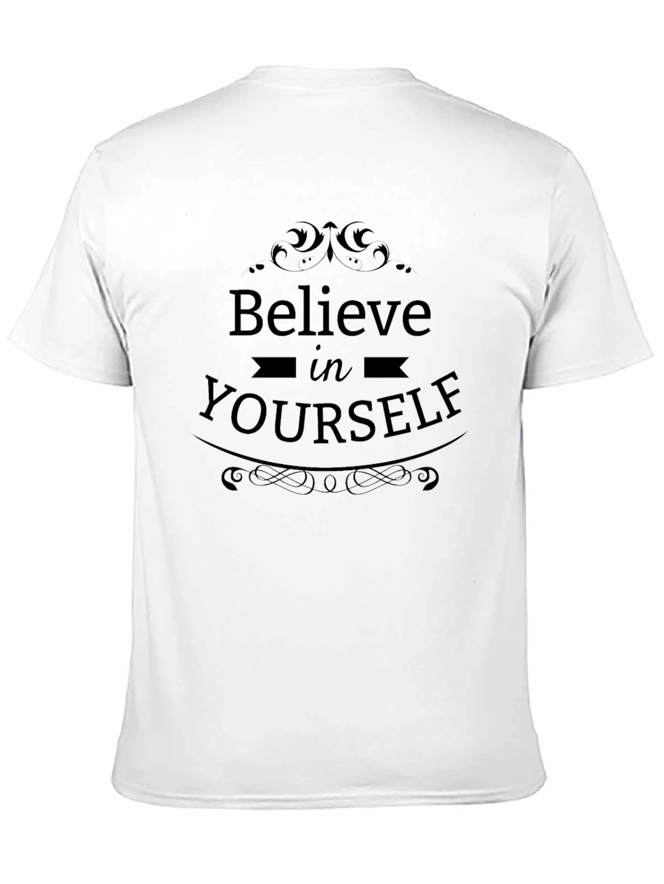 Believe in Yourself Graphic Tee - Black