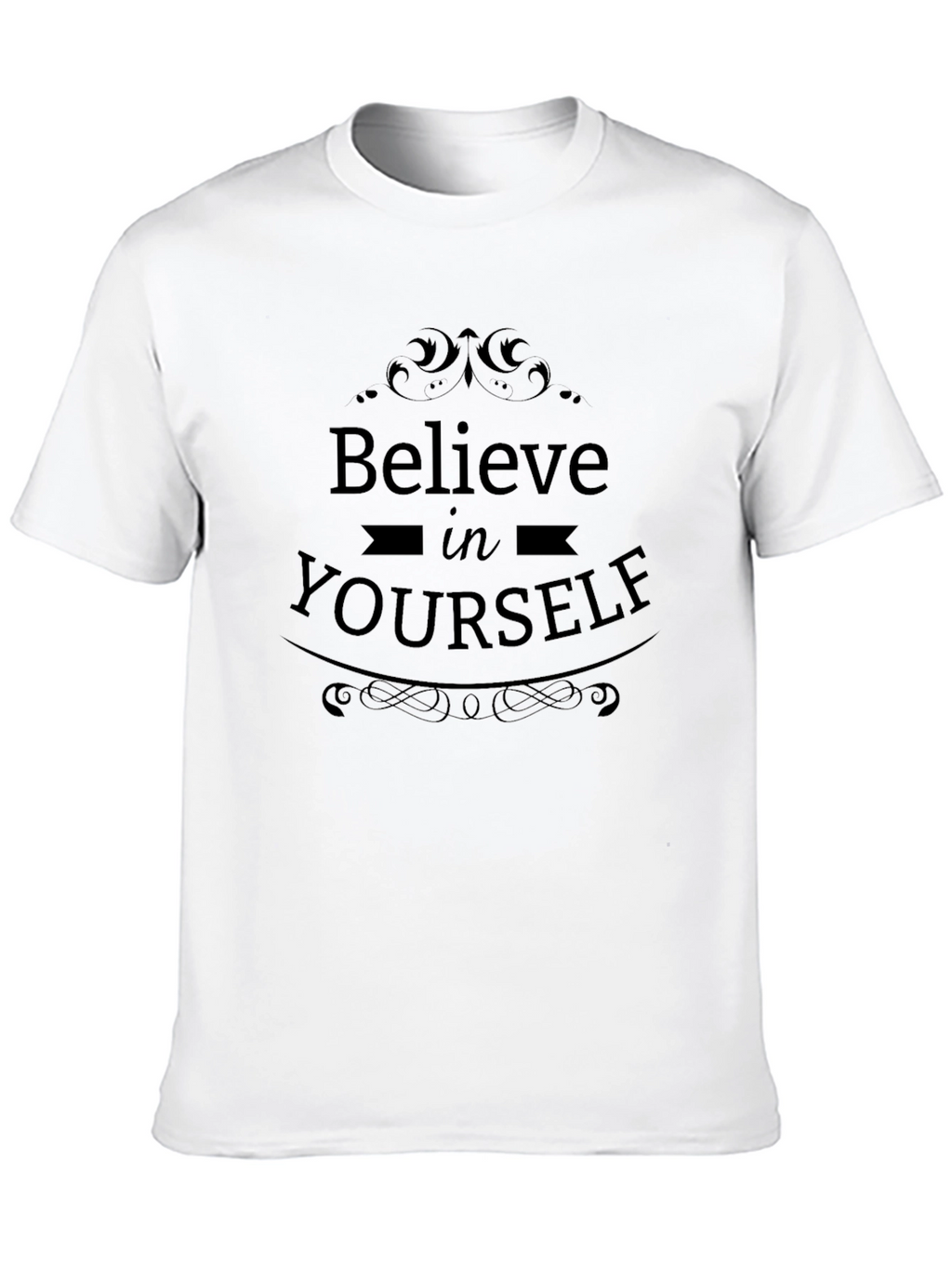 Believe in Yourself Graphic Tee - Black