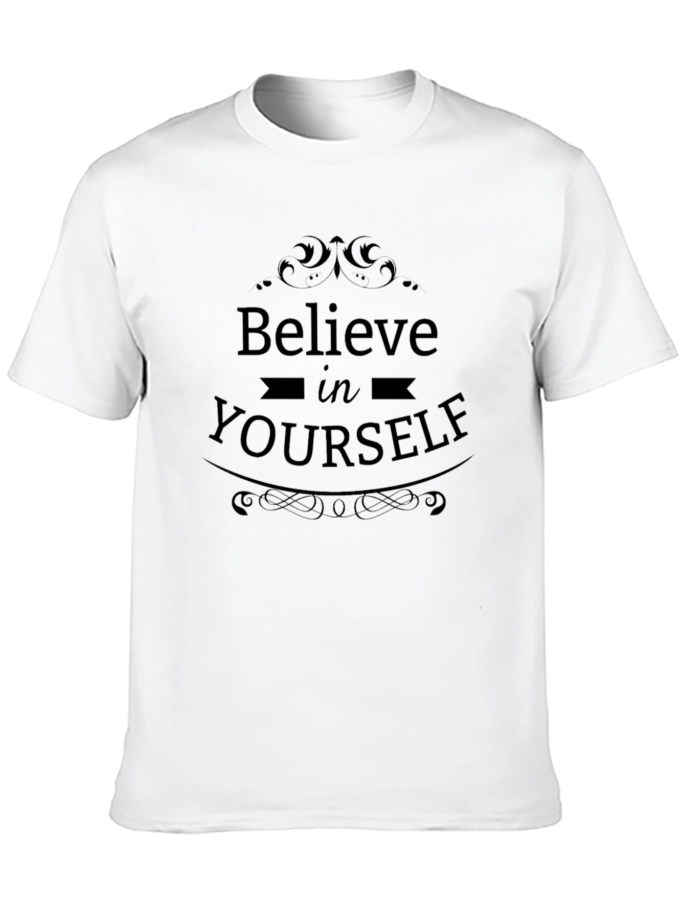 Believe in Yourself Graphic Tee - Black