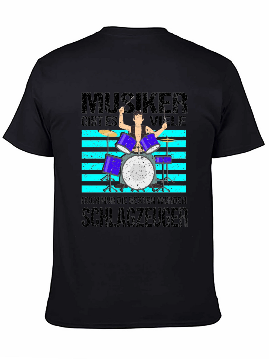 Musiker Schlagzeuger Graphic T-Shirt - Drummer Tee