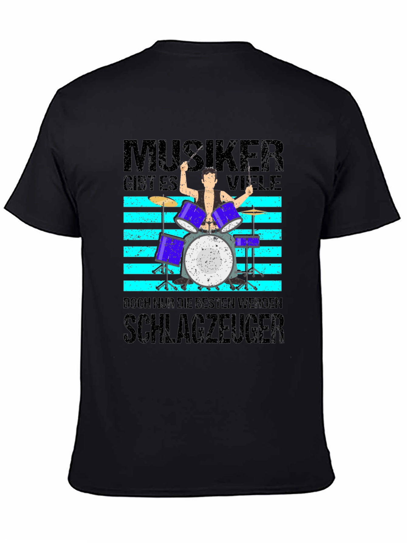 Musiker Schlagzeuger Graphic T-Shirt - Drummer Tee