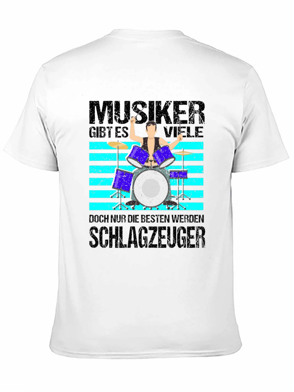 Musiker Schlagzeuger Graphic T-Shirt - Drummer Tee