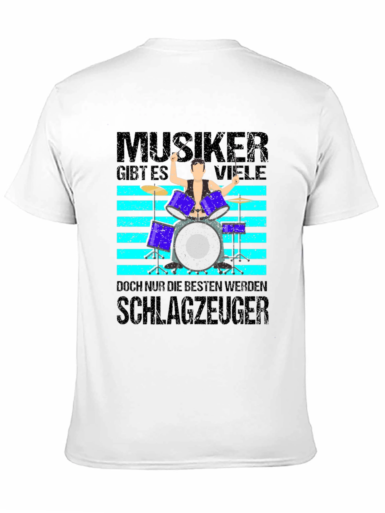 Musiker Schlagzeuger Graphic T-Shirt - Drummer Tee