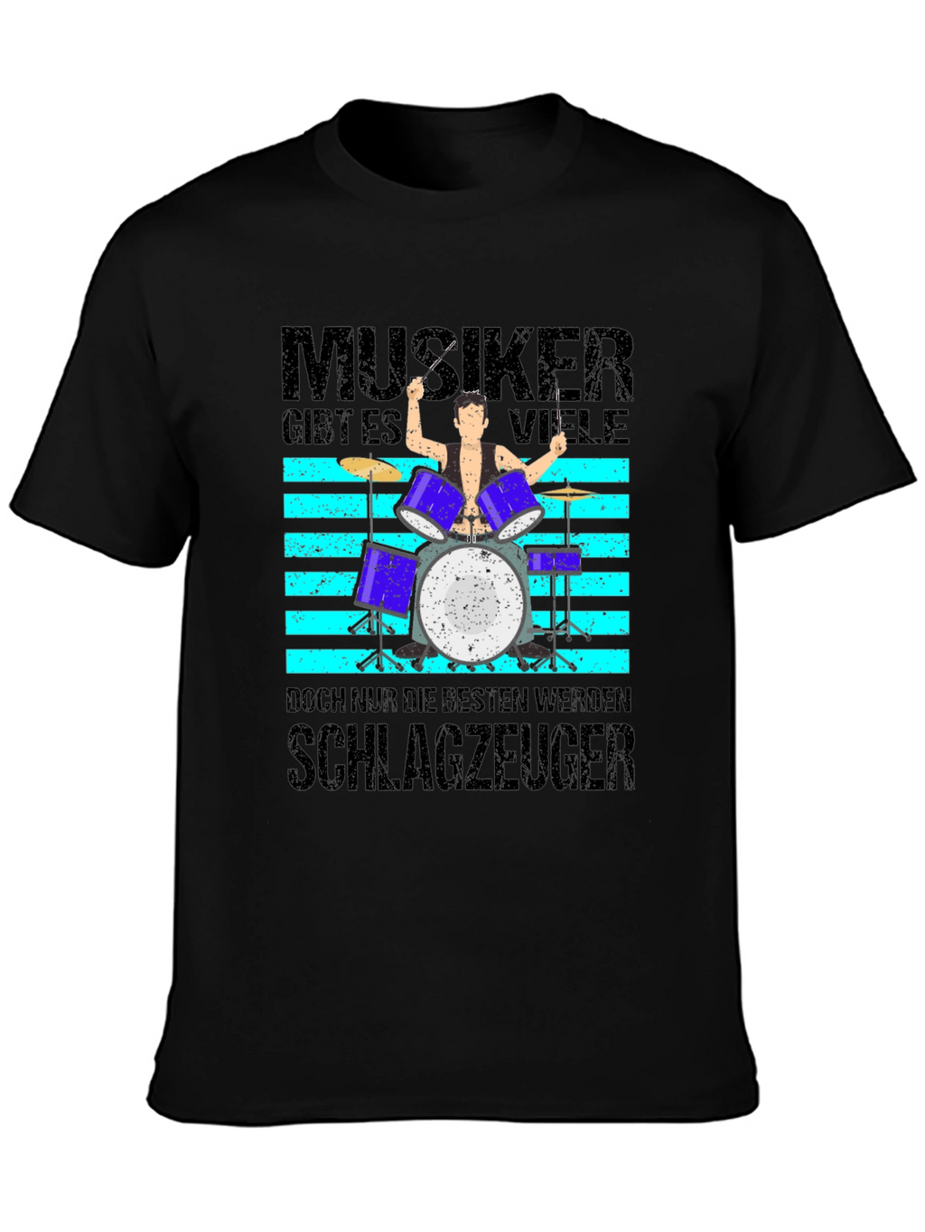 Musiker Schlagzeuger Graphic T-Shirt - Drummer Tee