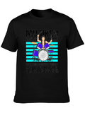 Musiker Schlagzeuger Graphic T-Shirt - Drummer Tee