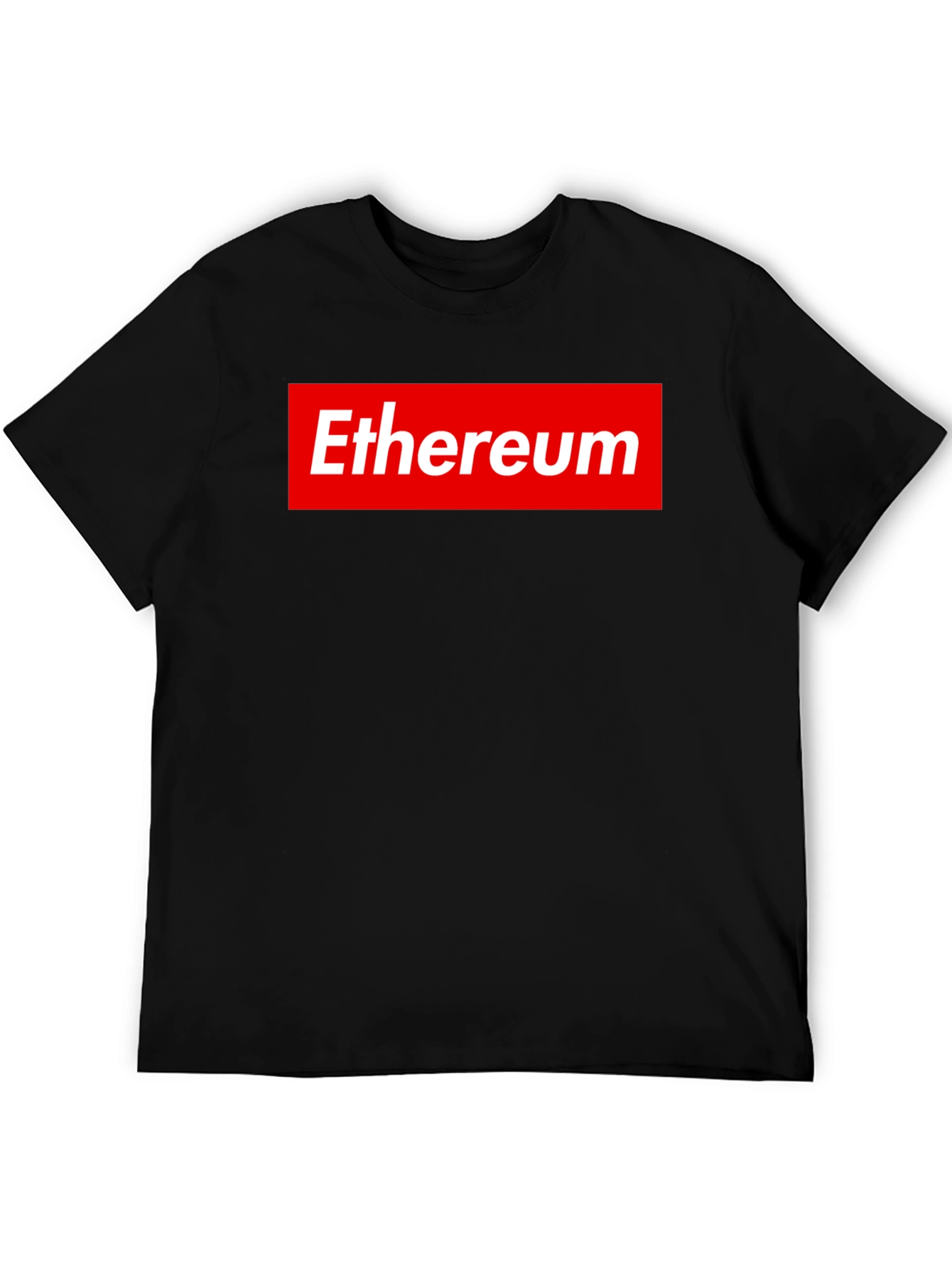 Ethereum Logo Black T-Shirt - Supreme Style