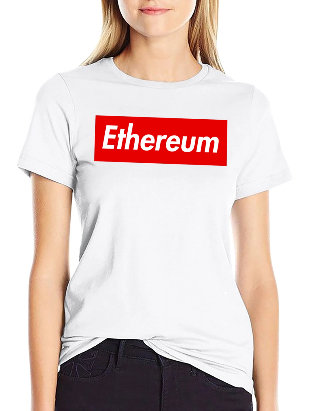 Ethereum Logo Black T-Shirt - Supreme Style