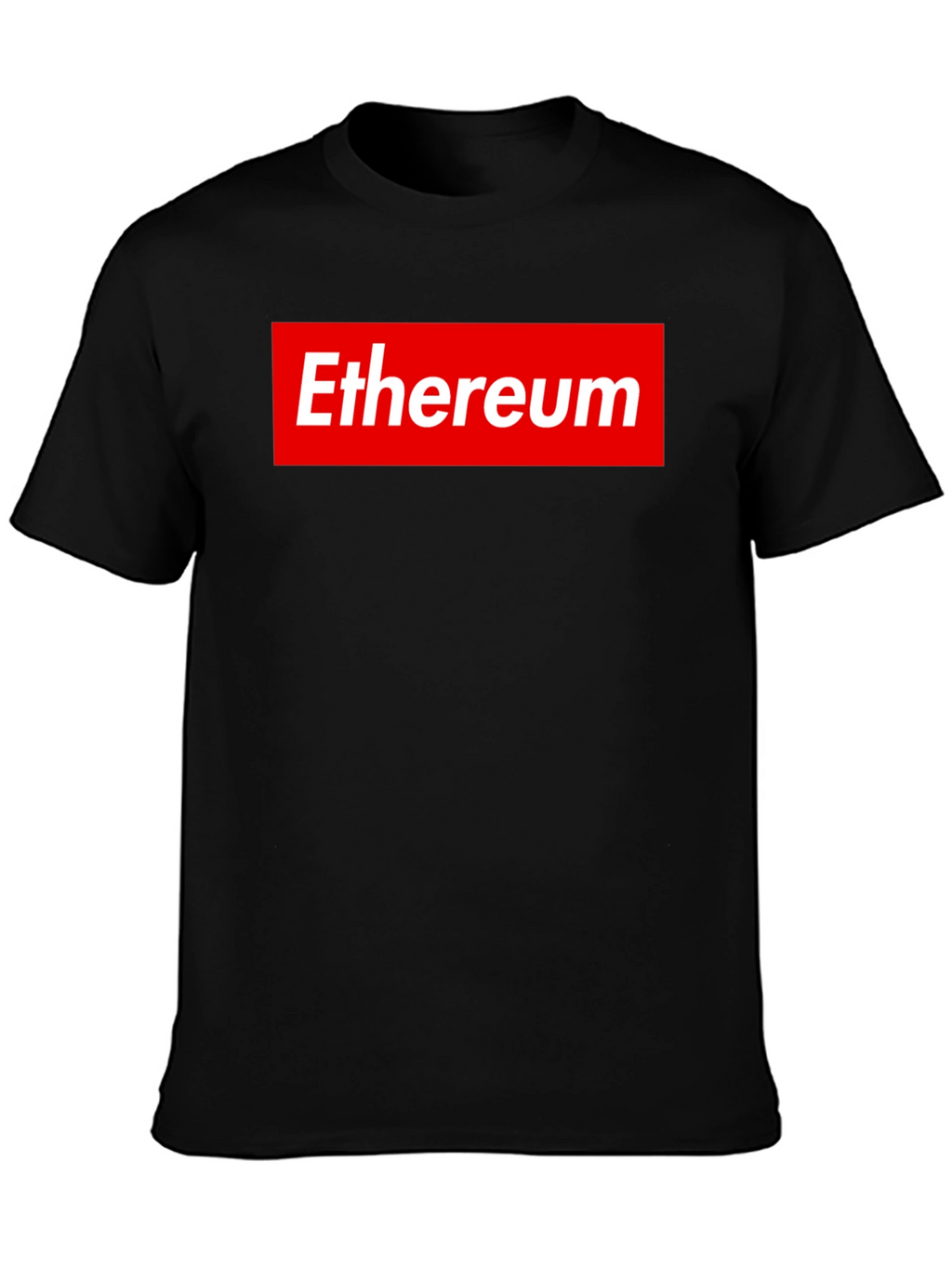 Ethereum Logo Black T-Shirt - Supreme Style