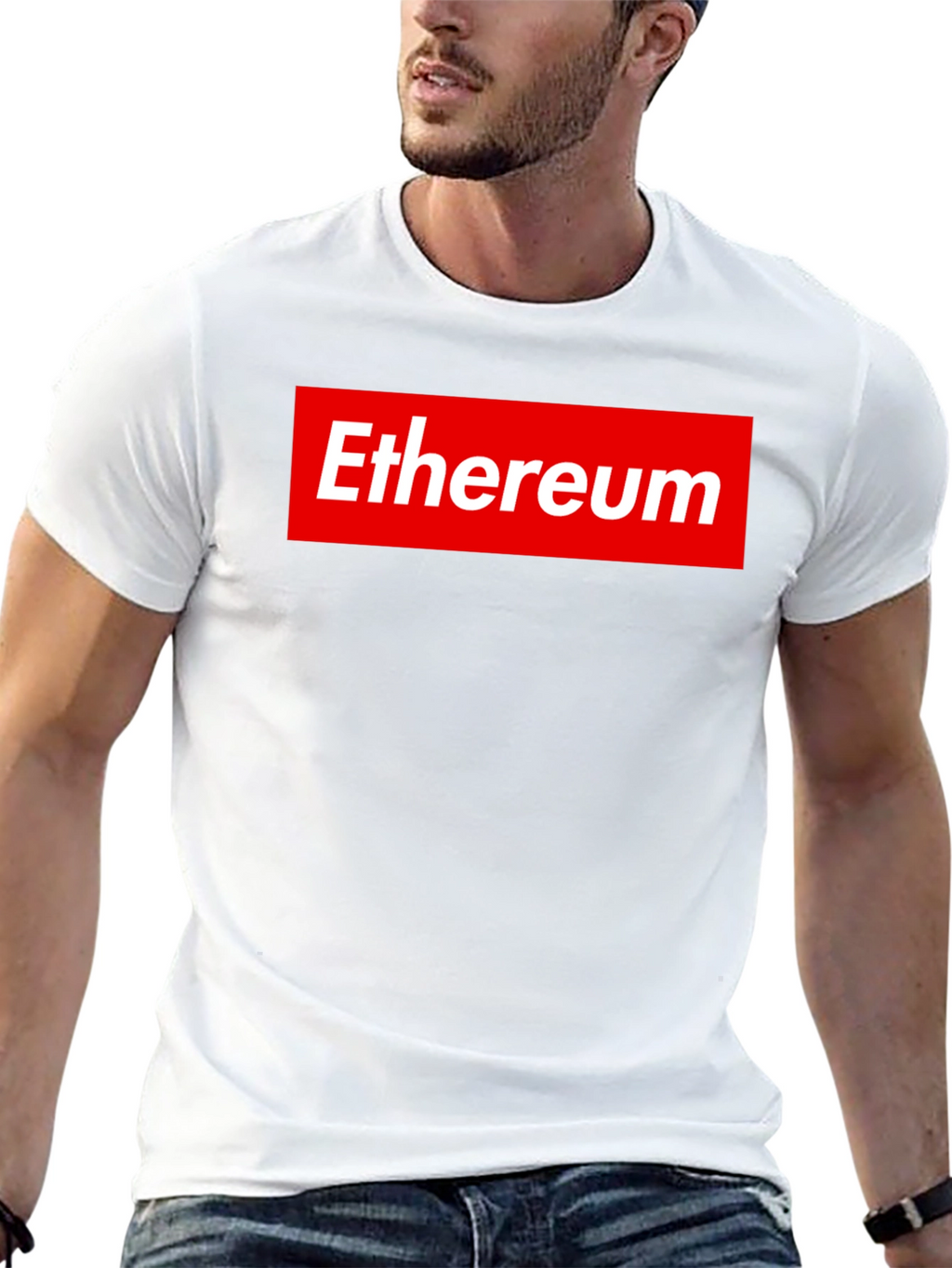 Ethereum Logo Black T-Shirt - Supreme Style