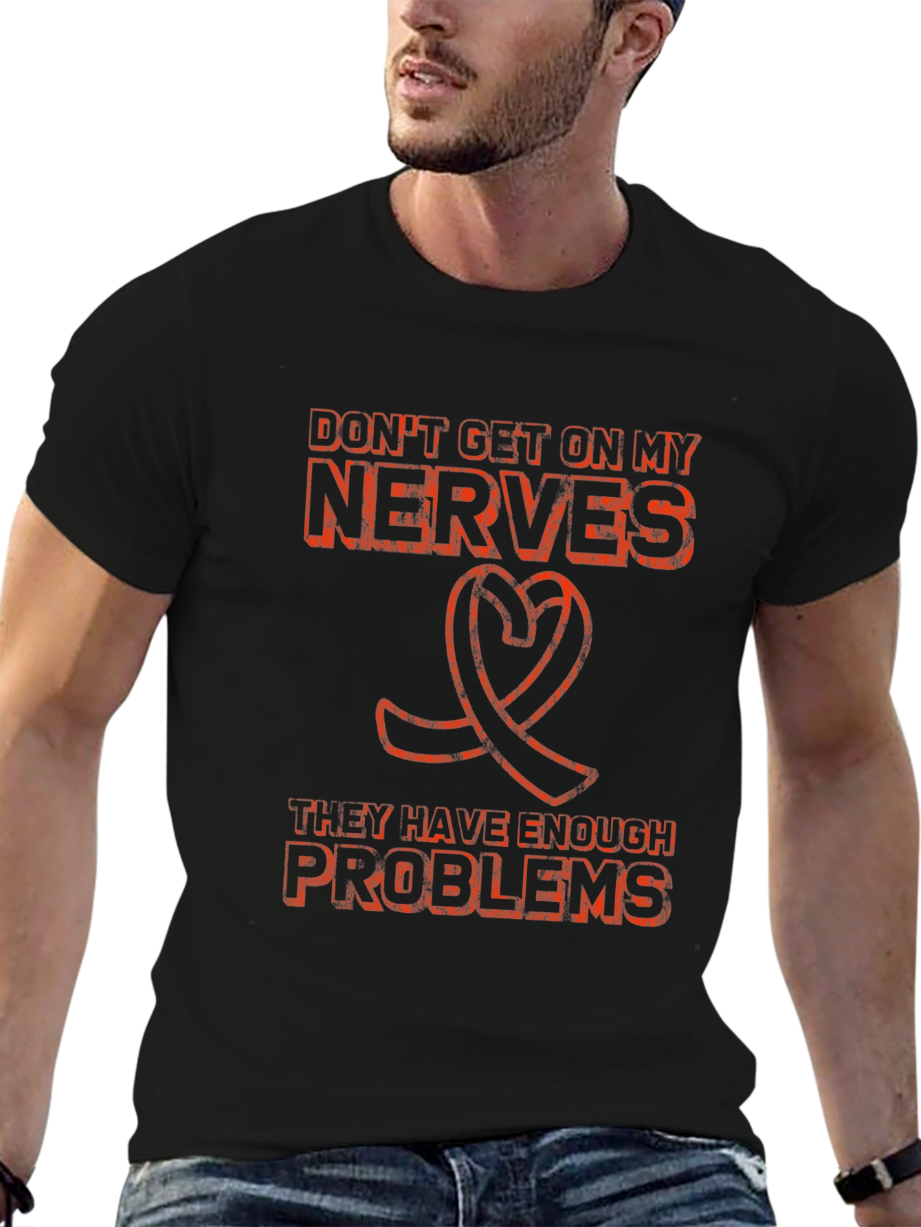Nerves T-Shirt - Funny Sarcastic Graphic Tee