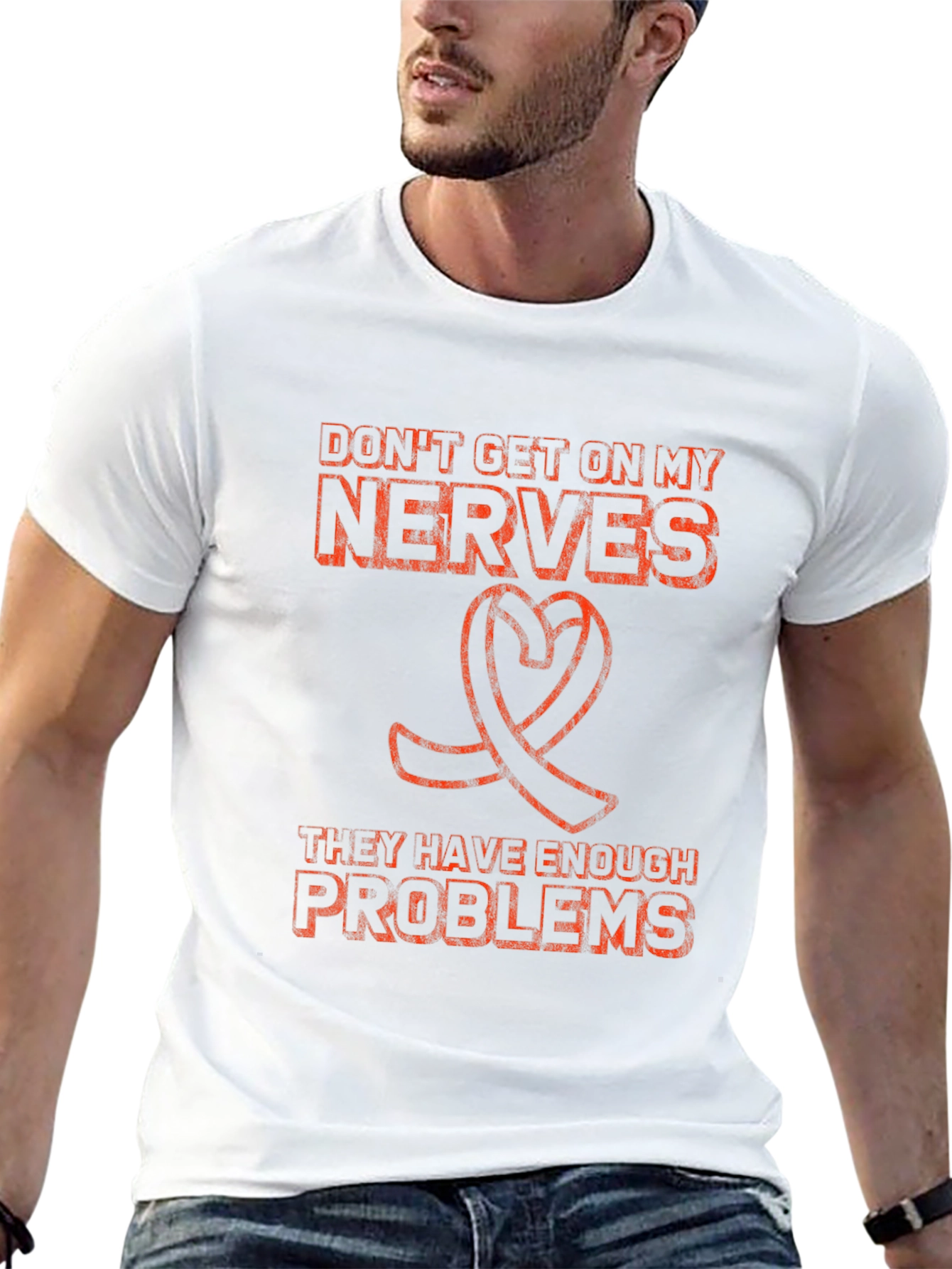 Nerves T-Shirt - Funny Sarcastic Graphic Tee