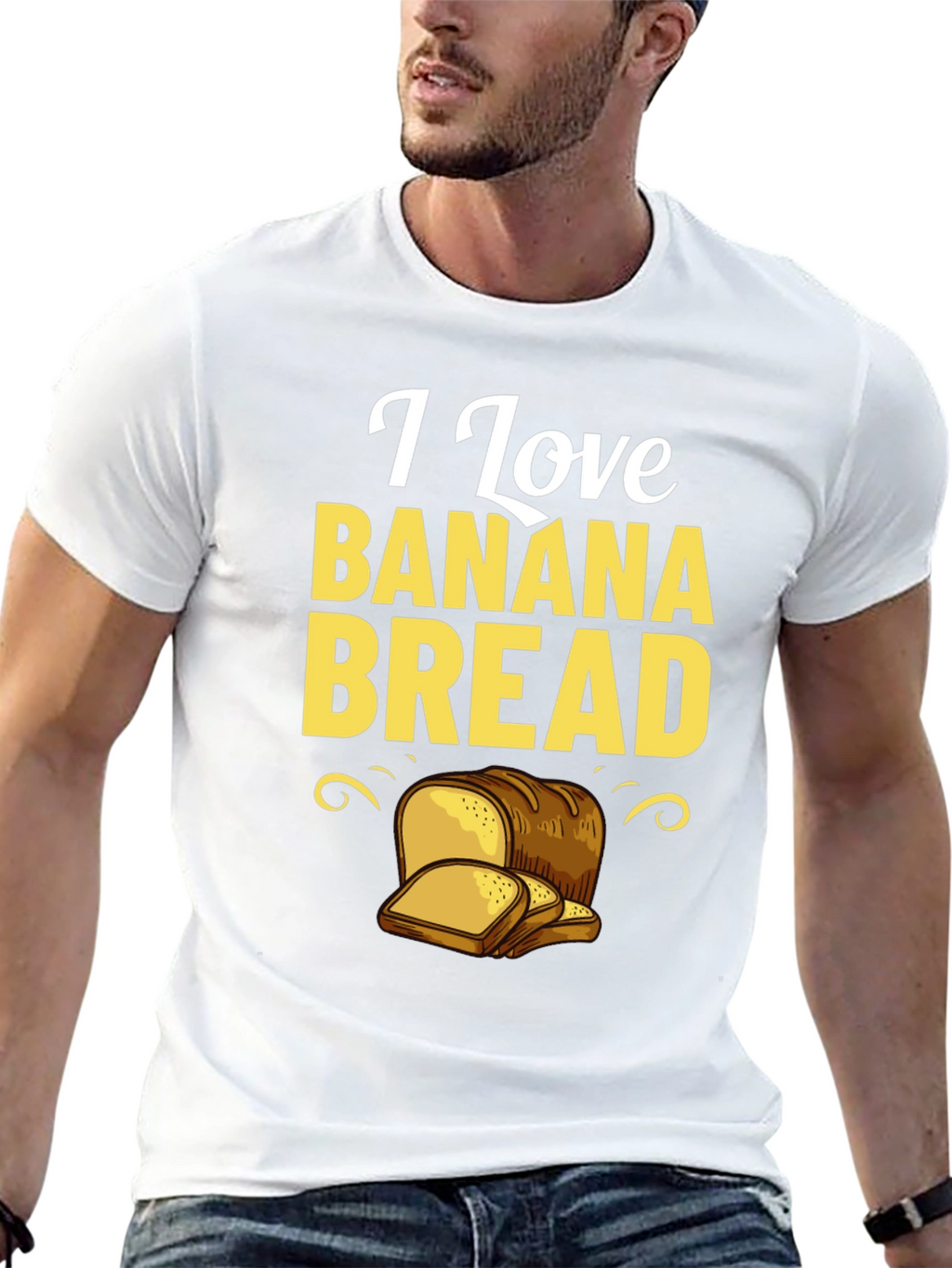 I Love Banana Bread Graphic Tee