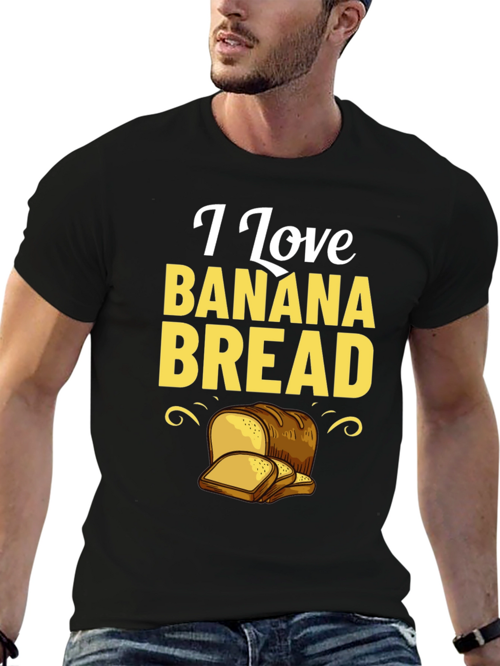 I Love Banana Bread Graphic Tee