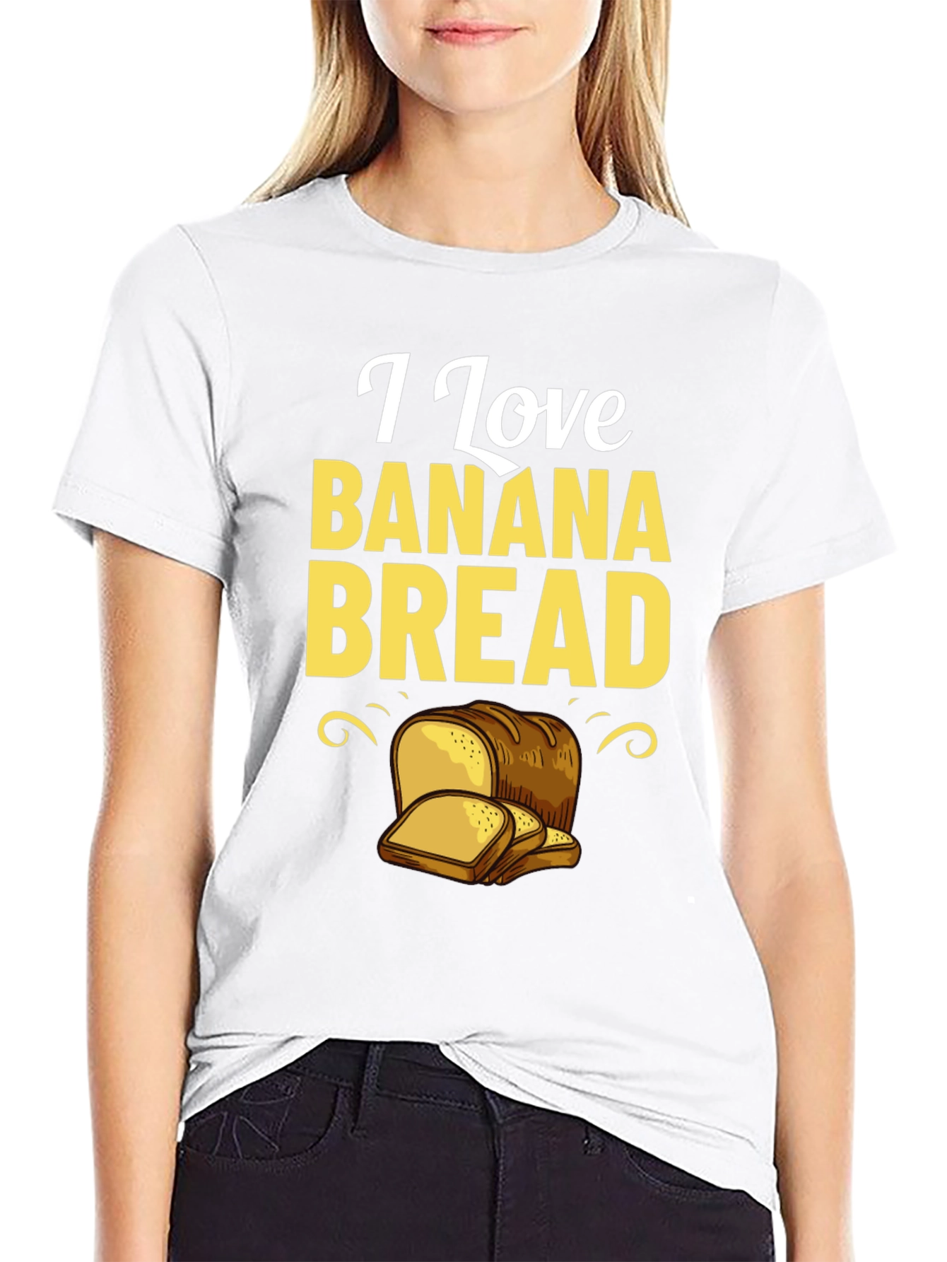 I Love Banana Bread Graphic Tee