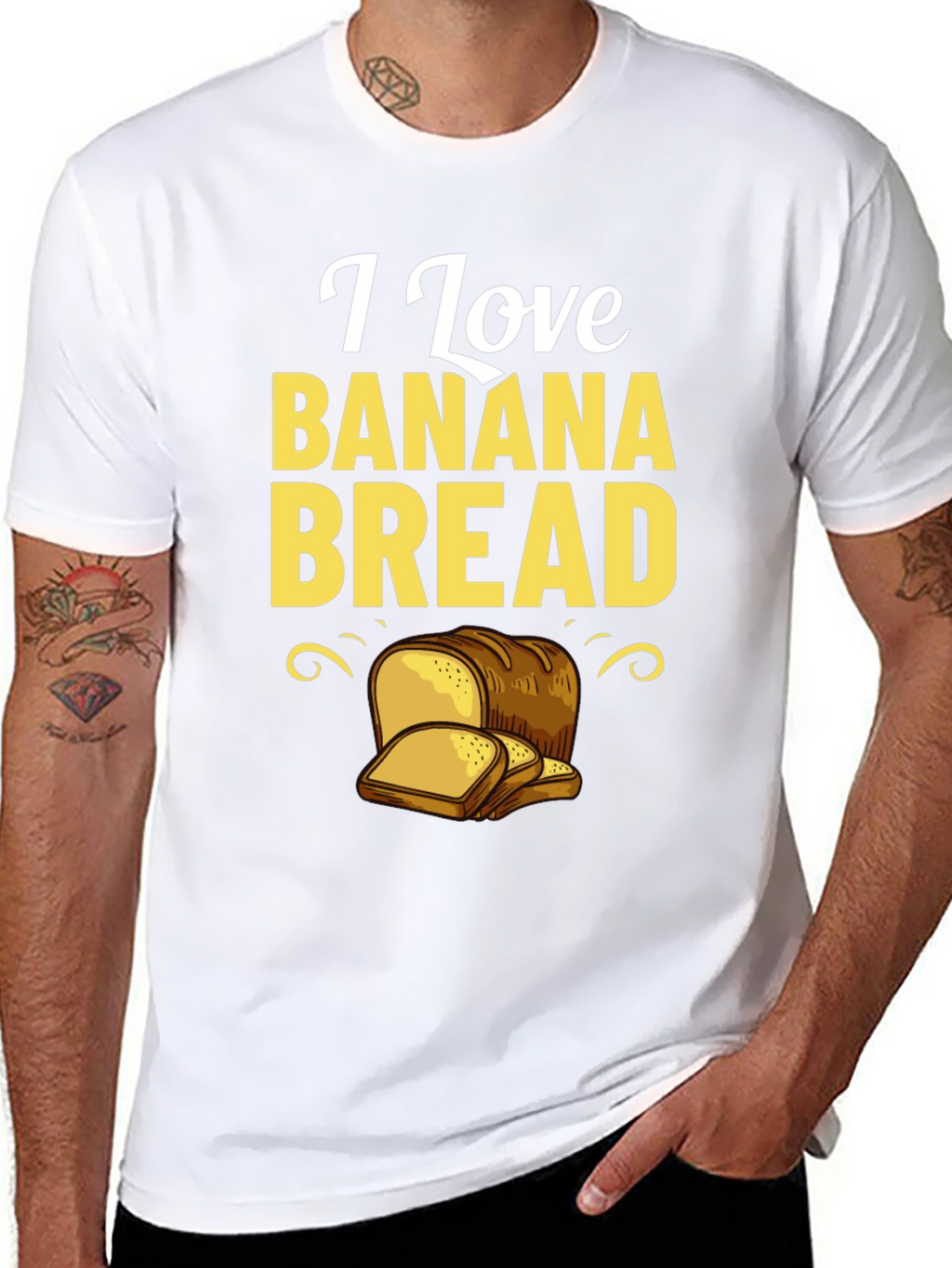 I Love Banana Bread Graphic Tee
