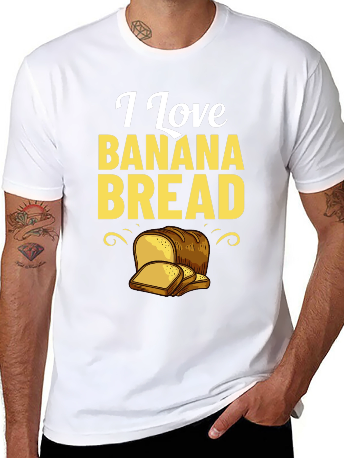 I Love Banana Bread Graphic Tee