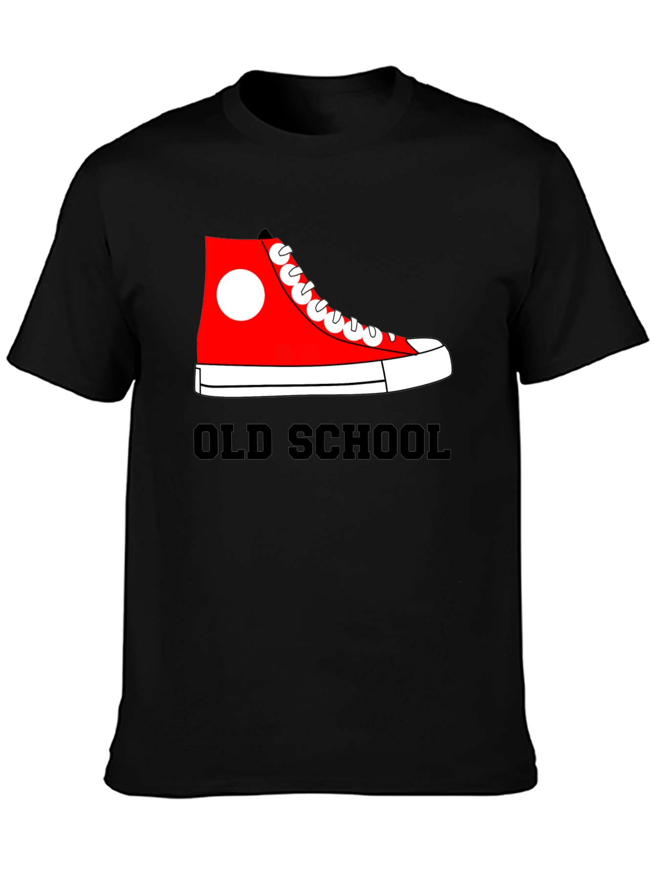 Old School Sneaker Graphic Tee - Retro Style