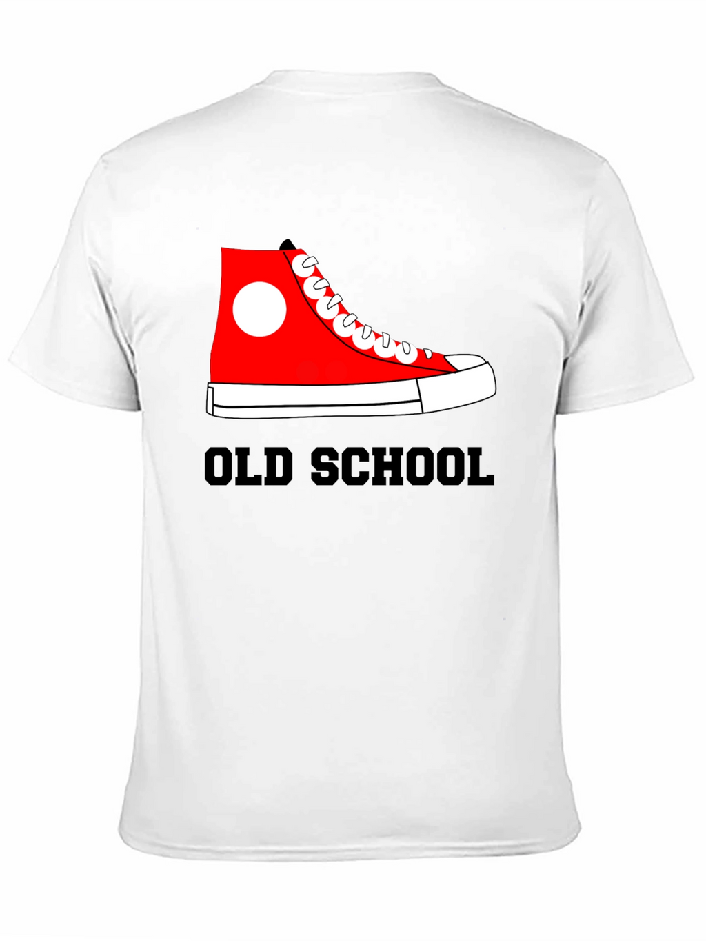 Old School Sneaker Graphic Tee - Retro Style