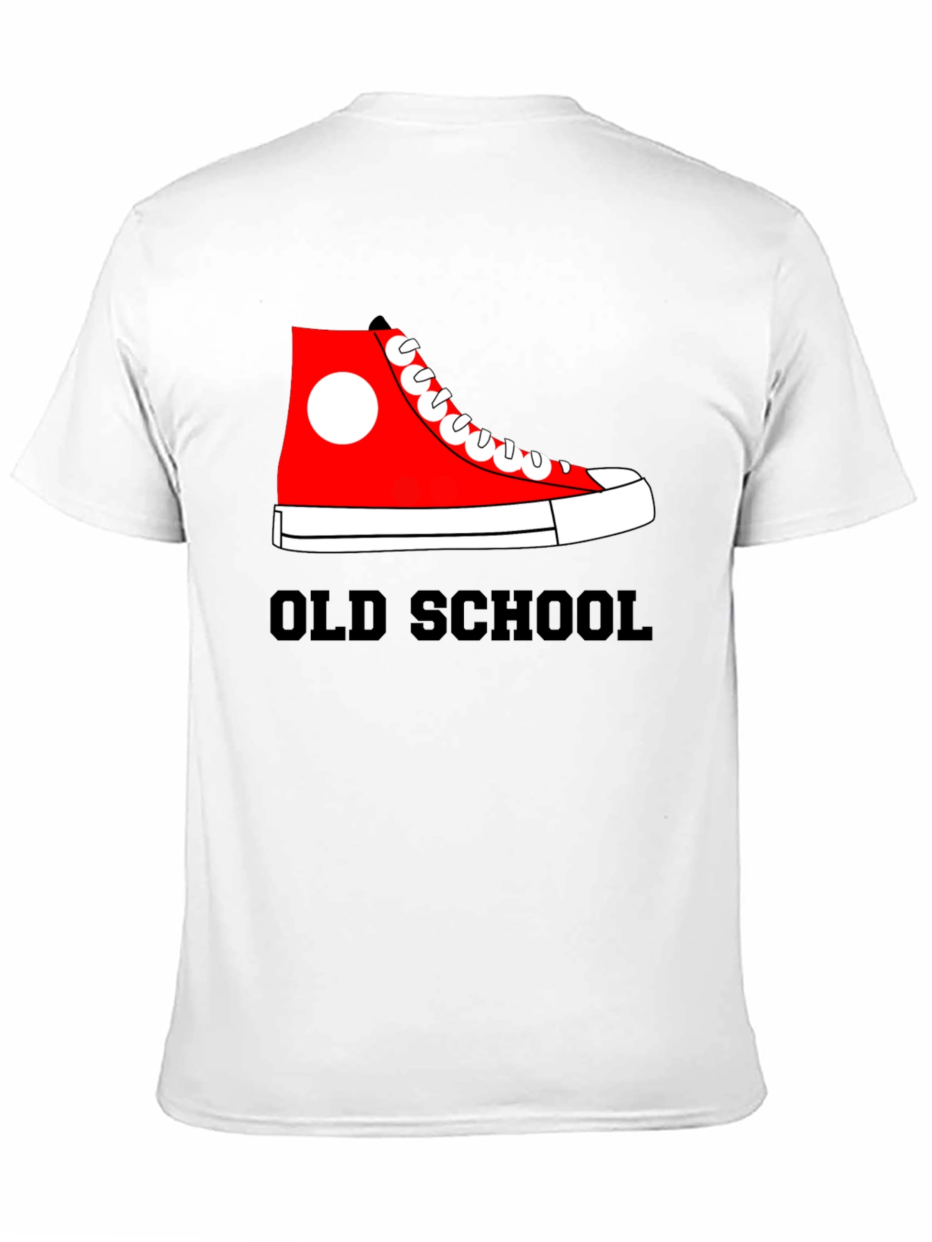 Old School Sneaker Graphic Tee - Retro Style