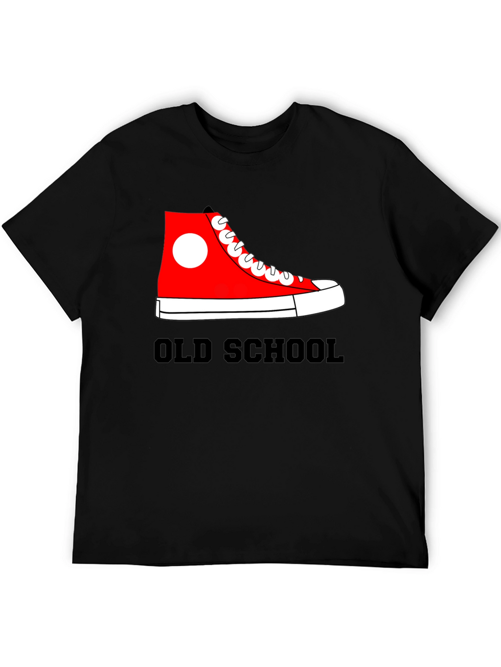 Old School Sneaker Graphic Tee - Retro Style
