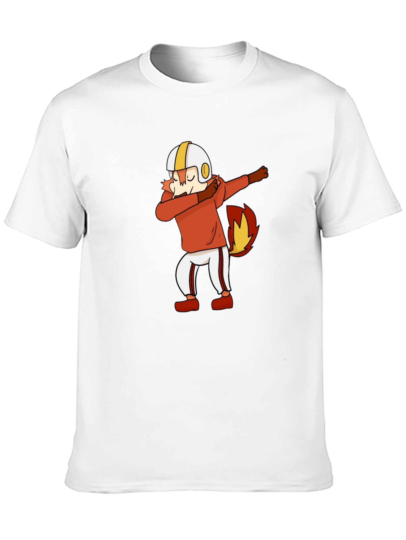 Dabbing Fox Football T-Shirt