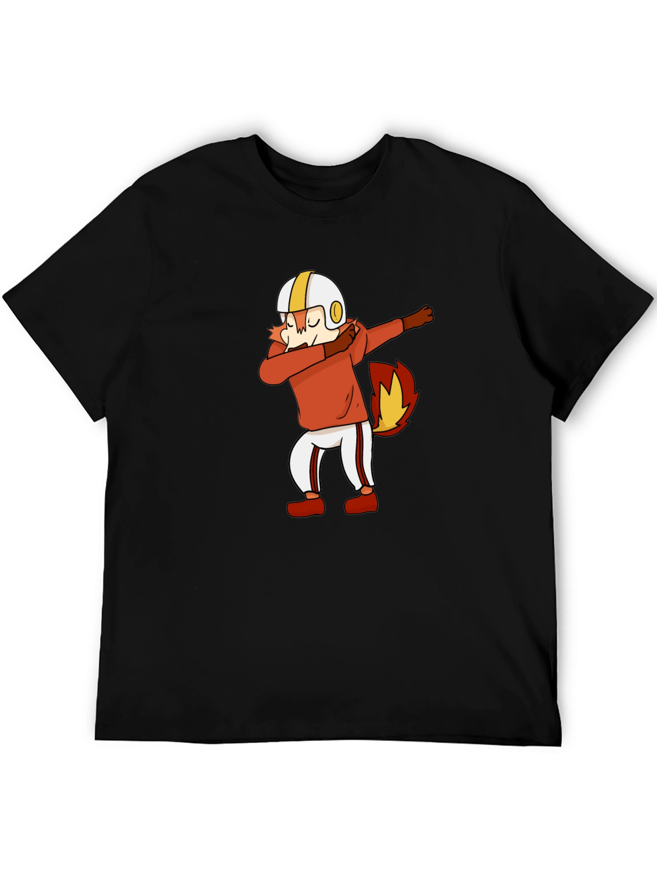 Dabbing Fox Football T-Shirt