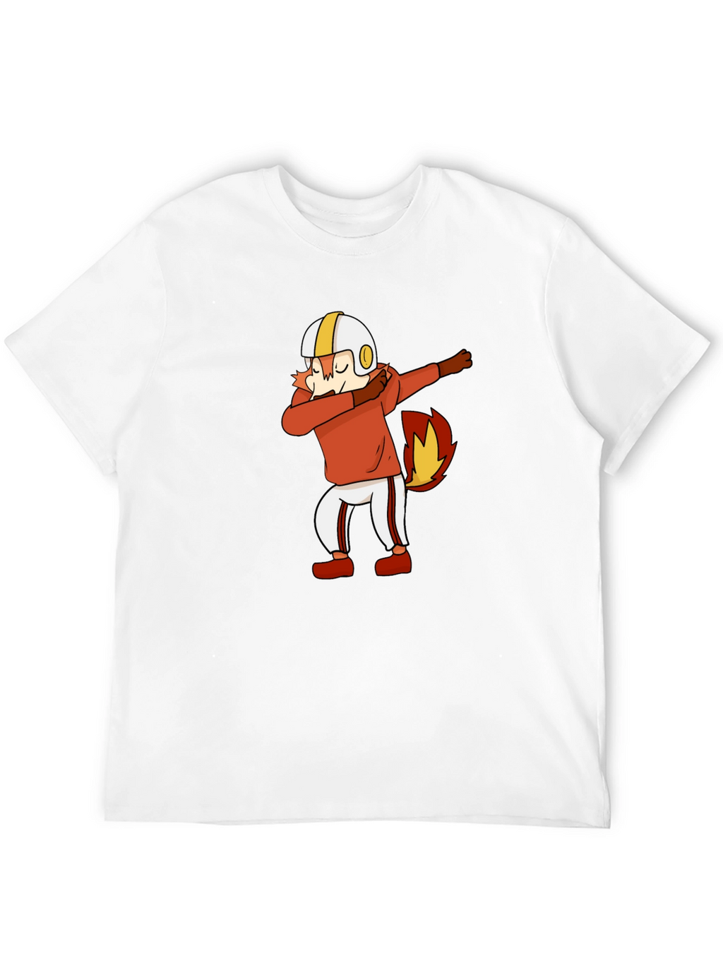 Dabbing Fox Football T-Shirt