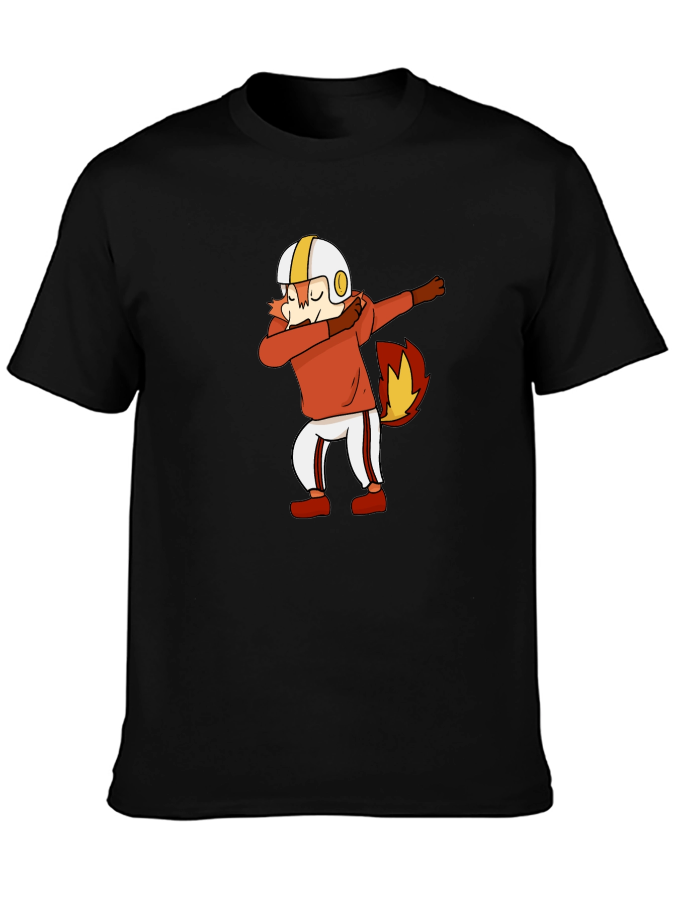 Dabbing Fox Football T-Shirt