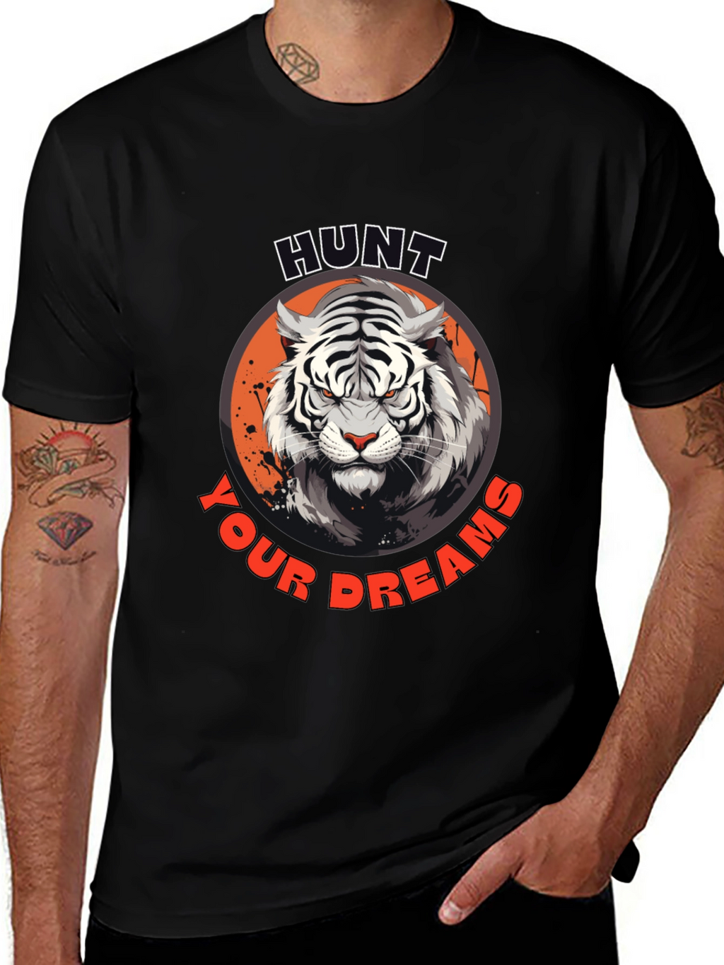 Hunt Your Dreams Graphic Tee - Black